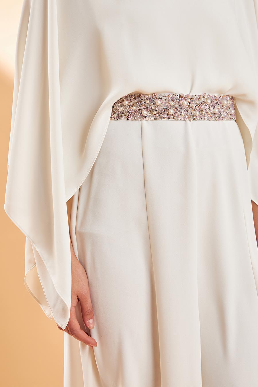 Pearl & Sequin Hand Embroidered Belt