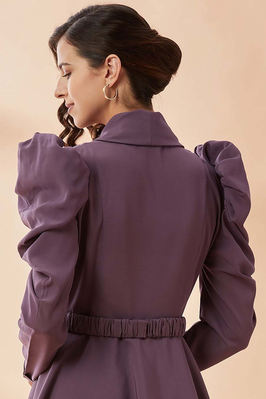 Purple Sequin Hand Embroidered Belt