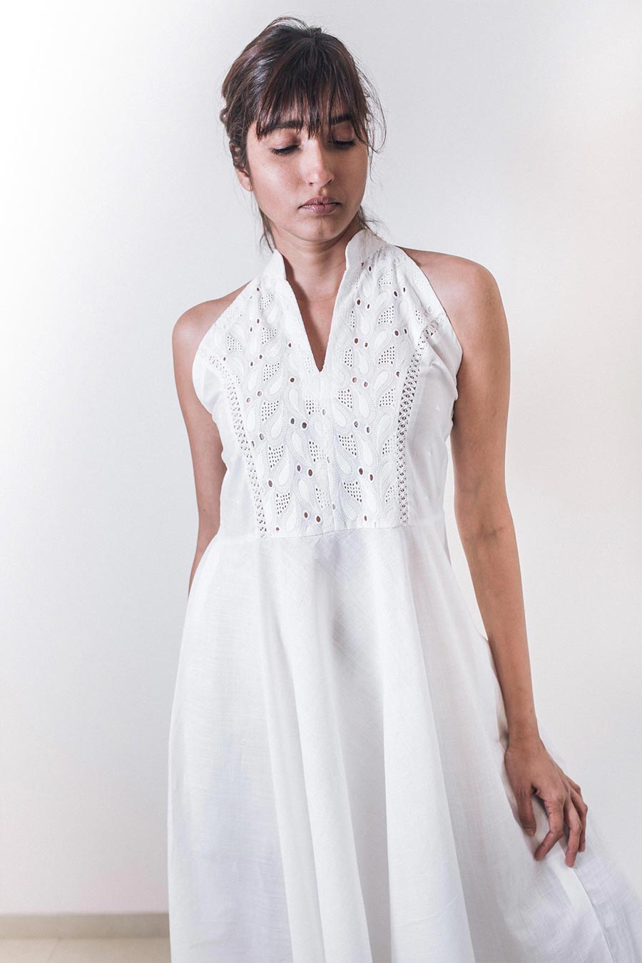 White A Line Dress