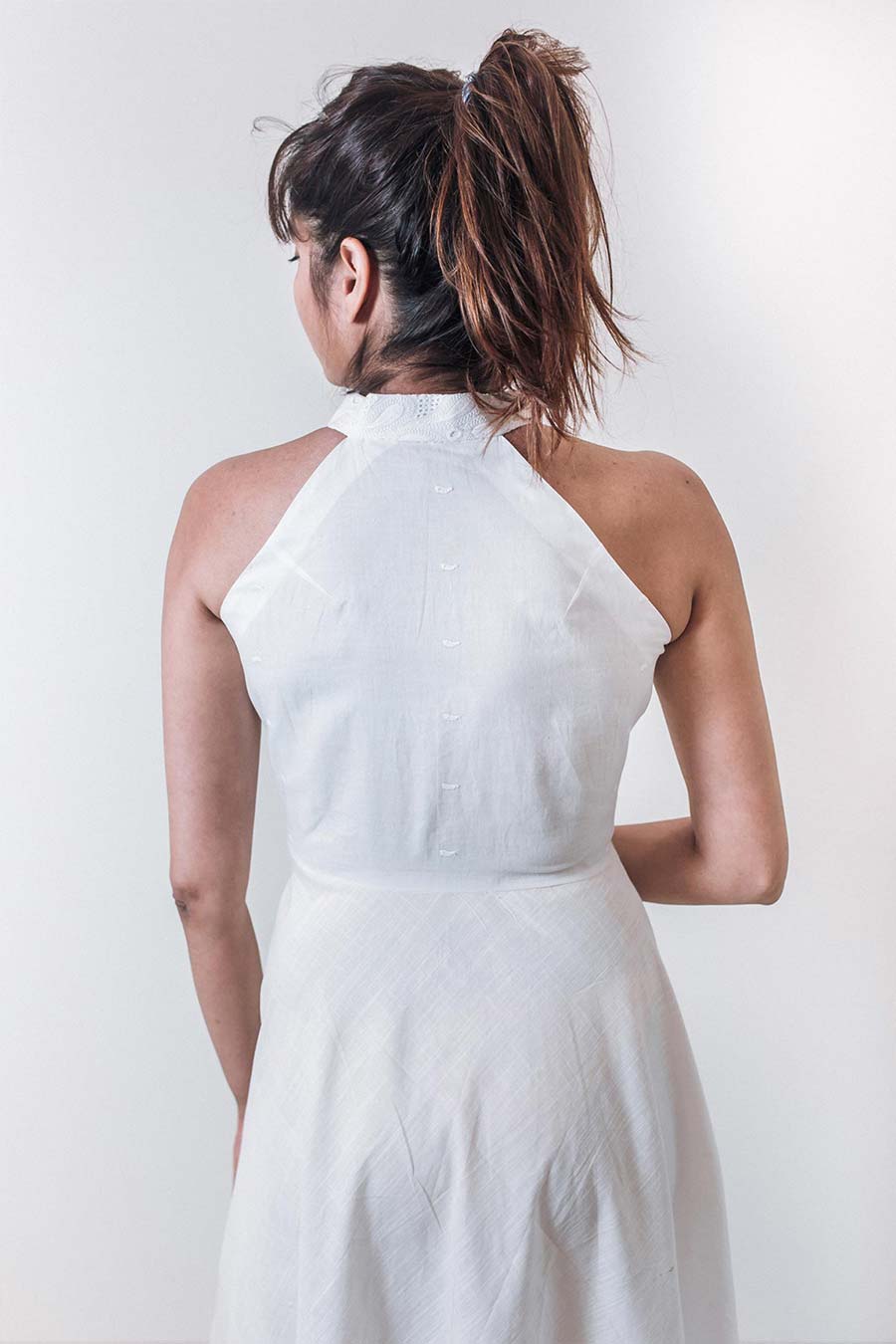 White A Line Dress