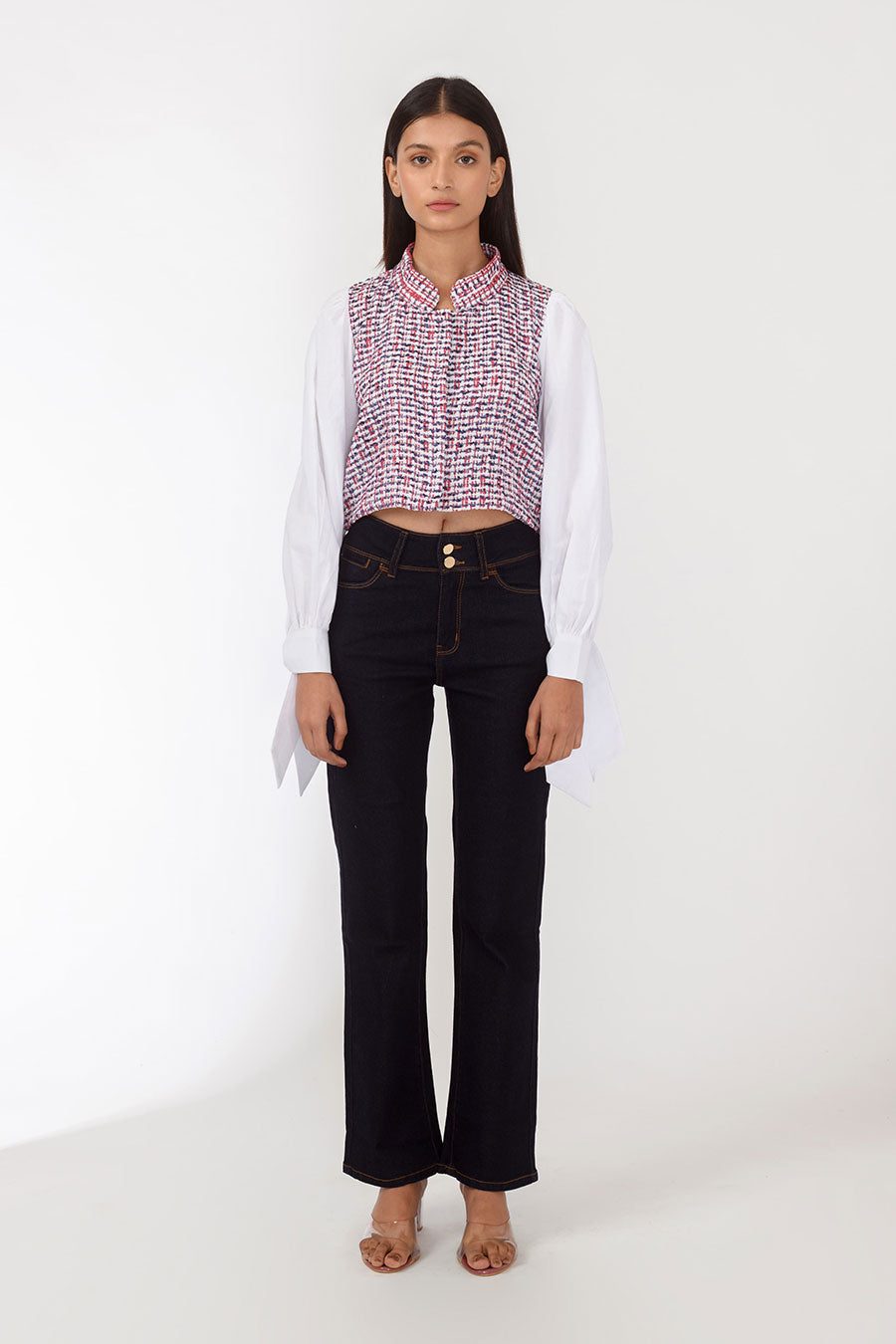 Maisie Handwoven Crop Top Shirt