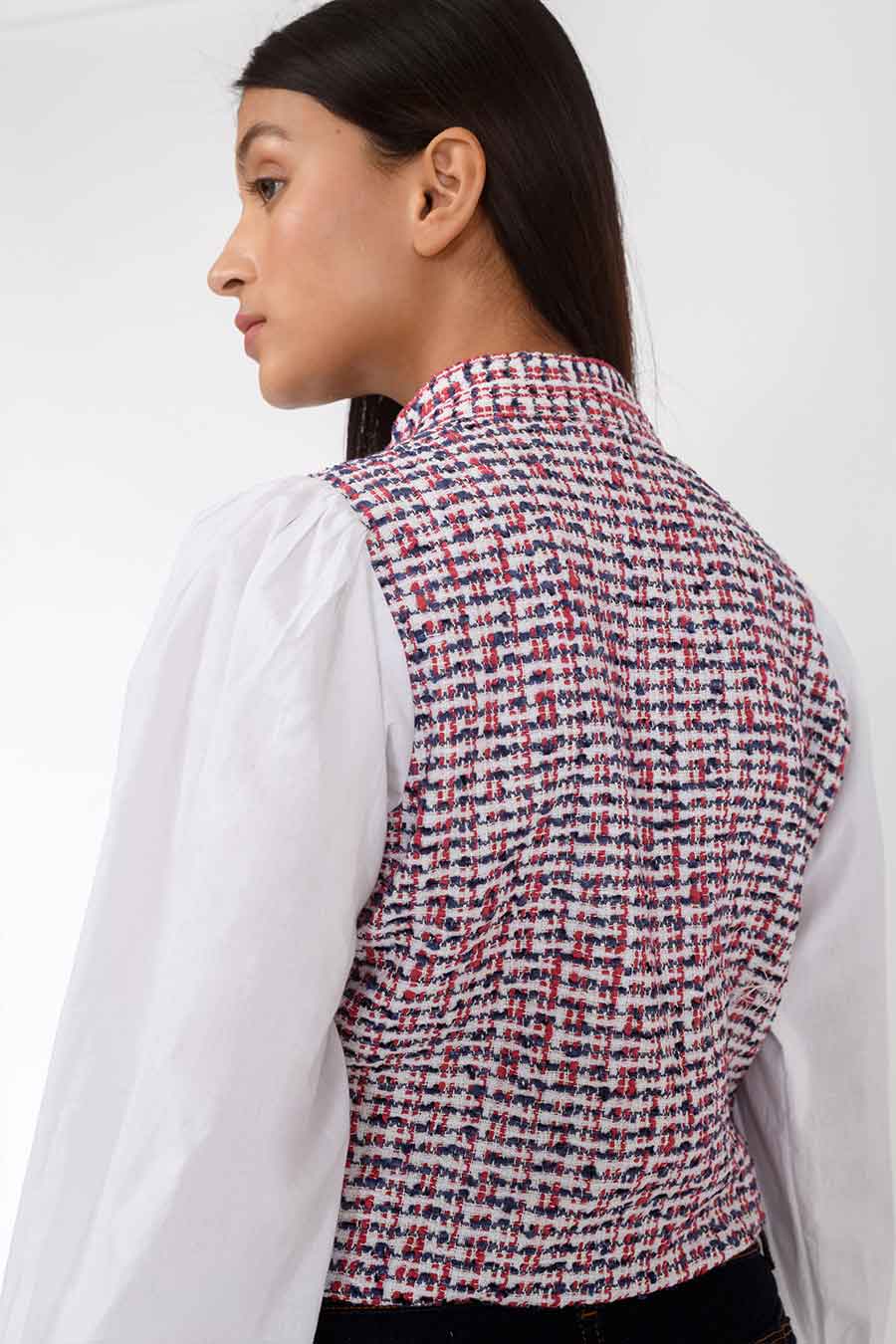 Maisie Handwoven Crop Top Shirt