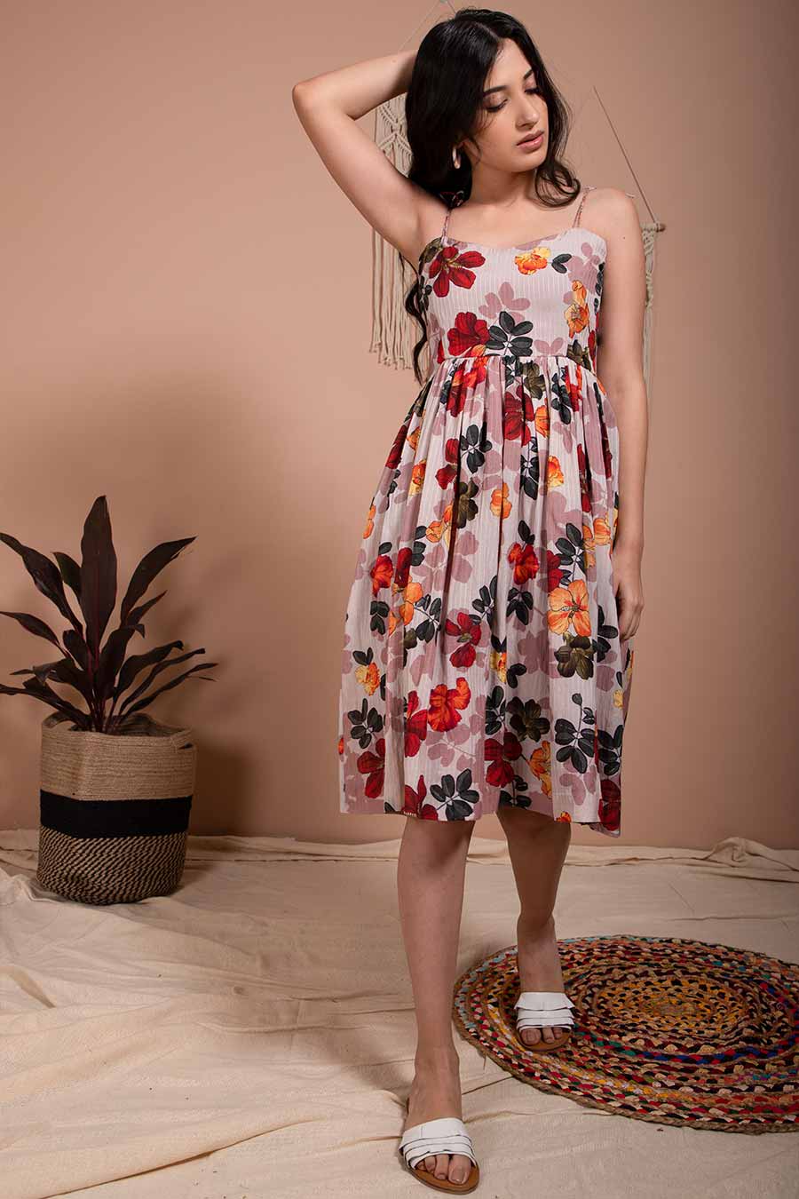 Pansy Lilac Organic Bamboo Dress