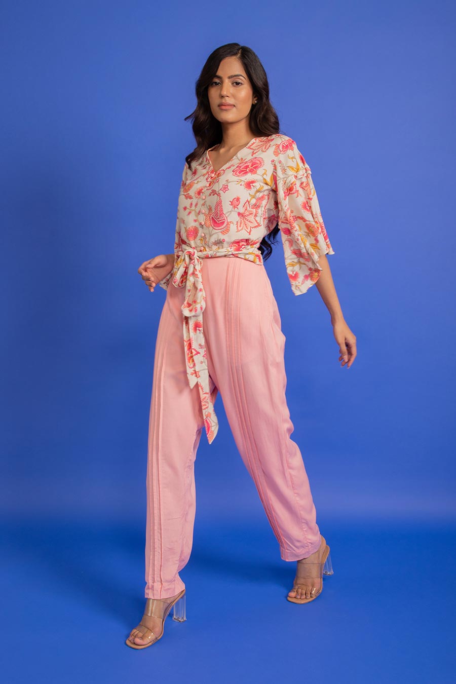Izzy Printed Top & Pant Co-Ord Set