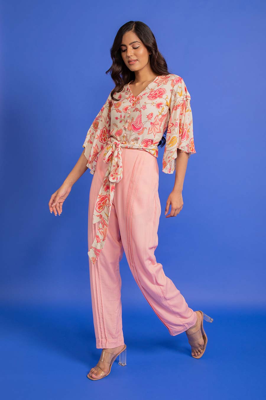 Izzy Printed Top & Pant Co-Ord Set