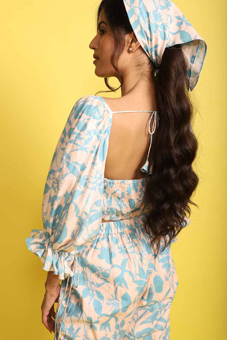 Chiara Printed Vegan Silk Co-Ord Set