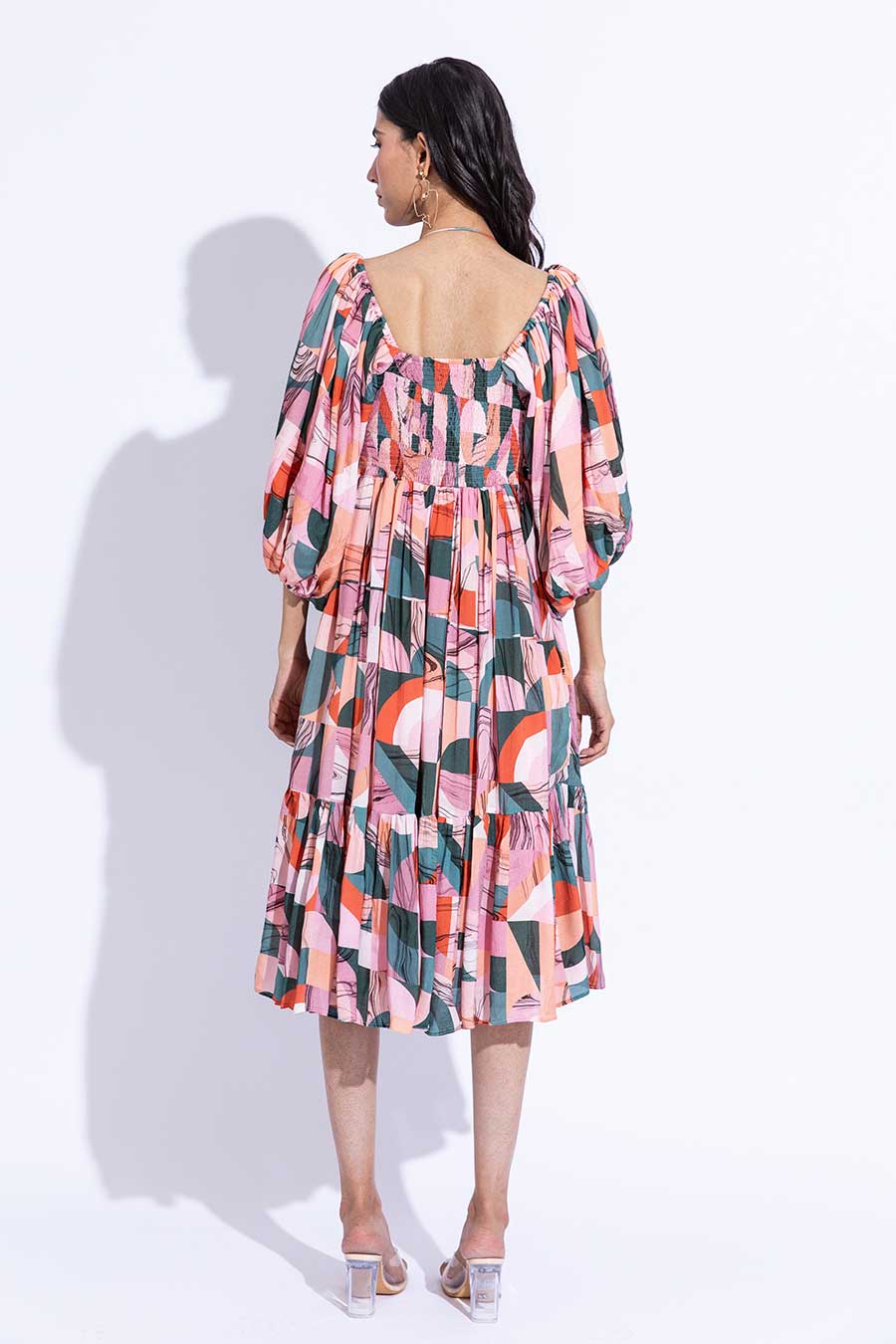 Azalea Daisy Printed Dress