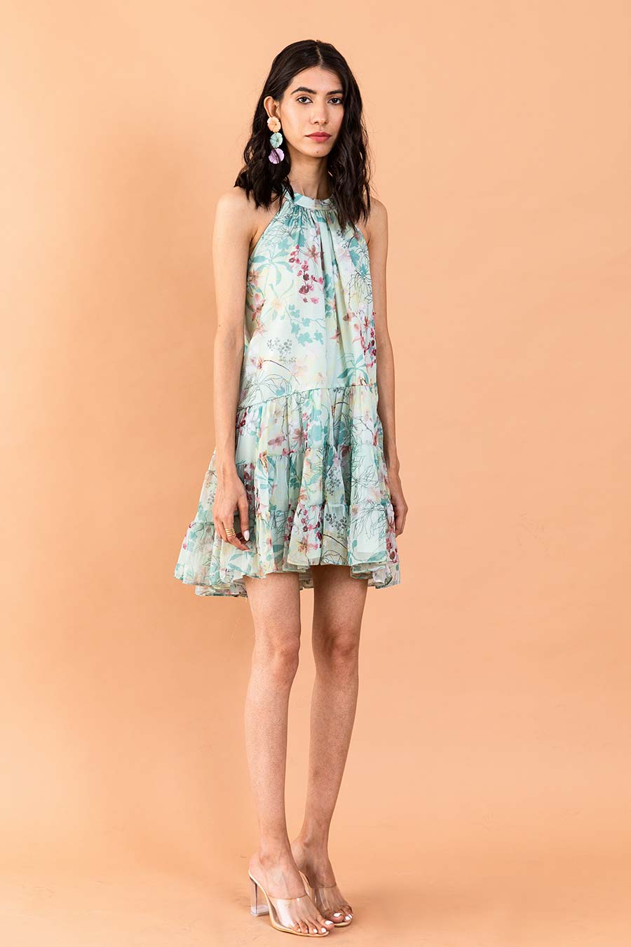 Catmint Aliza Printed Dress