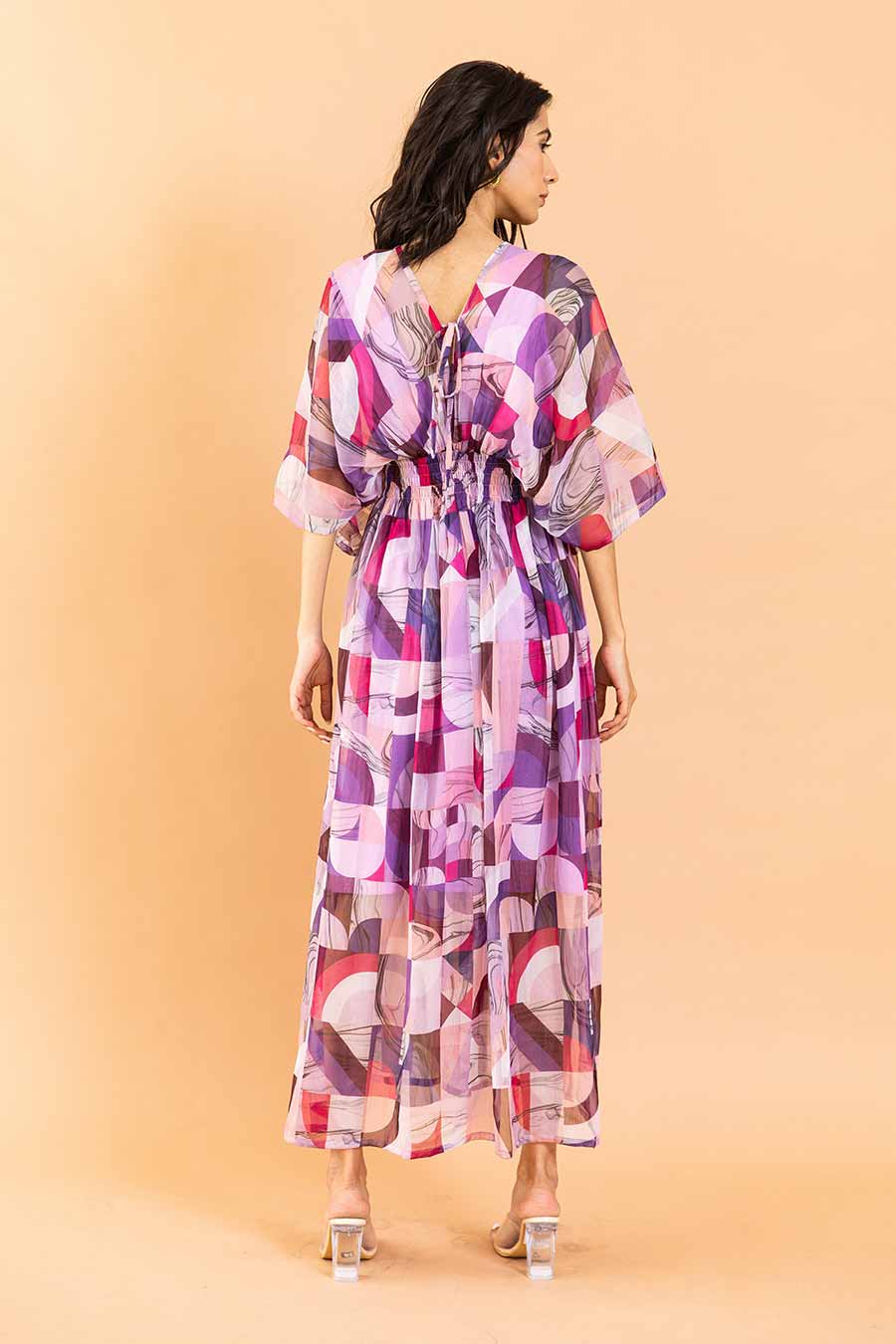 Blush Zayna Printed Kaftan Dress