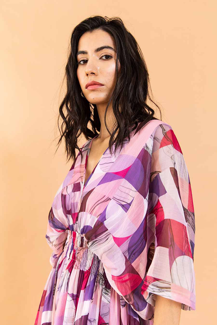 Blush Zayna Printed Kaftan Dress