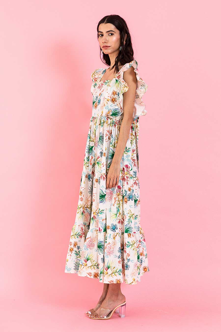 Yarrow Haven Printed Dress