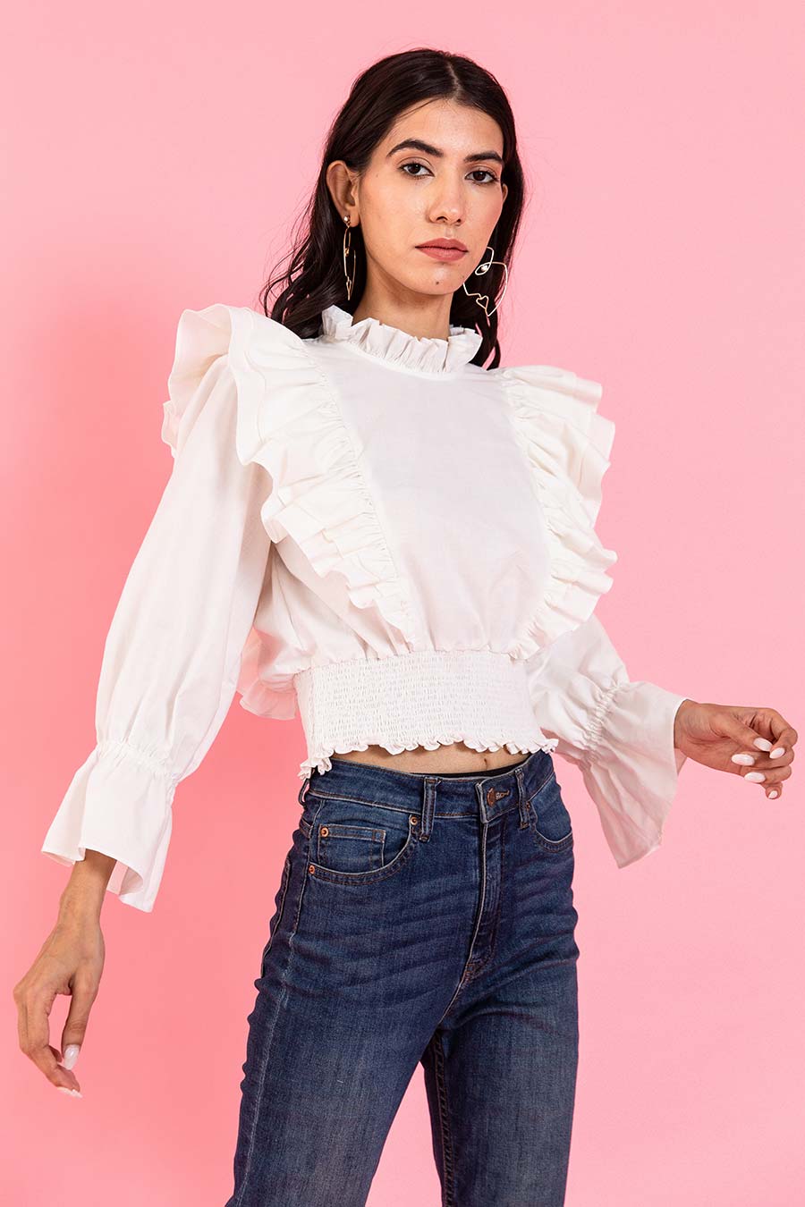 White Ester Top