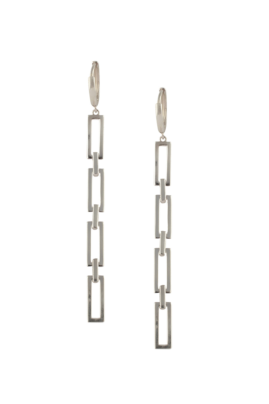 Liase Silver Dangler Earrings