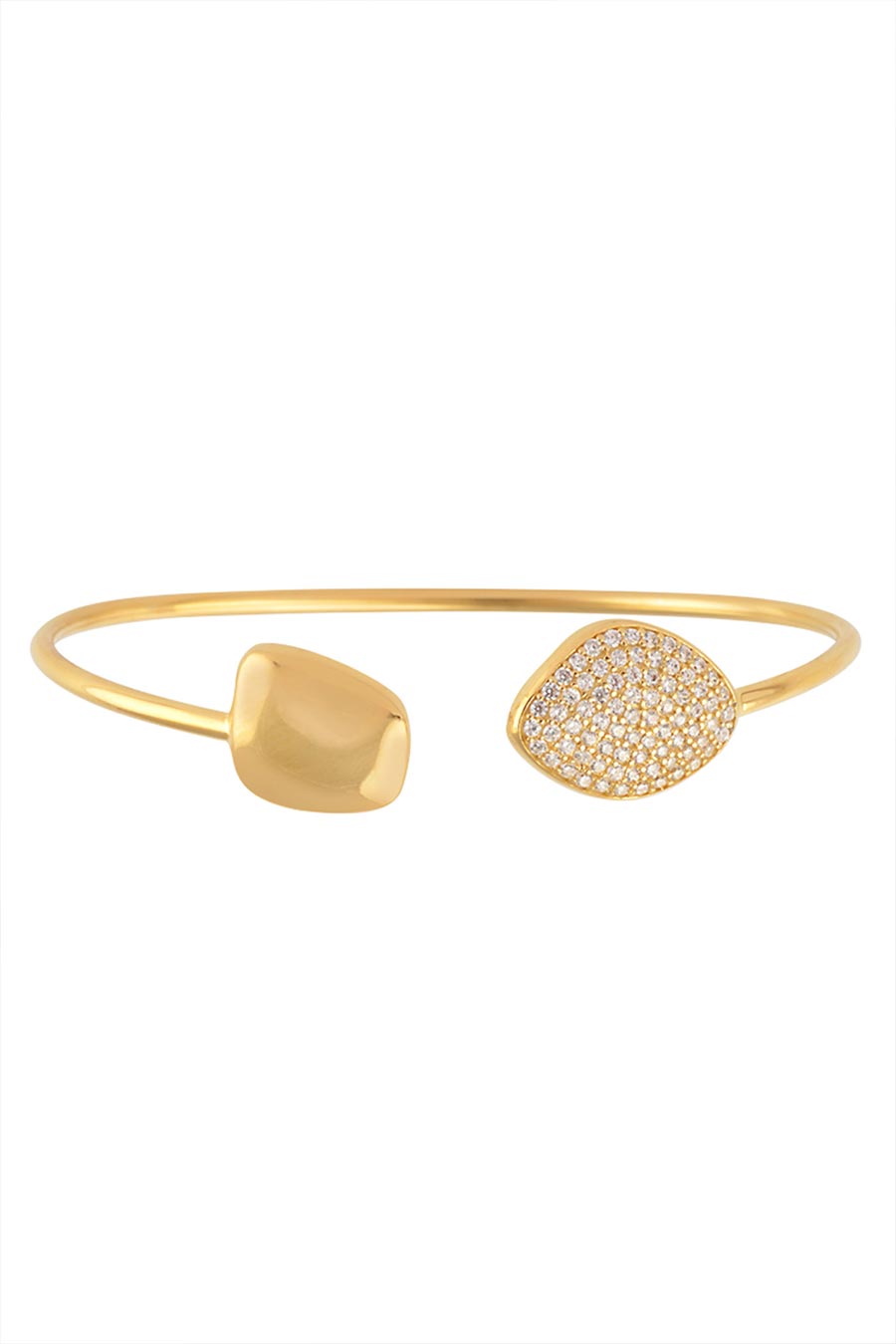 Enchanted Metal Head Golden Bracelet