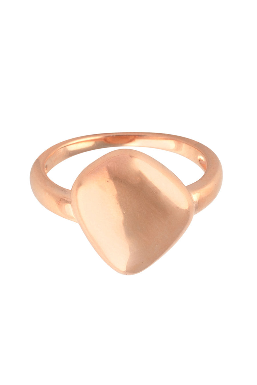 Metal Head Rose Gold Ring