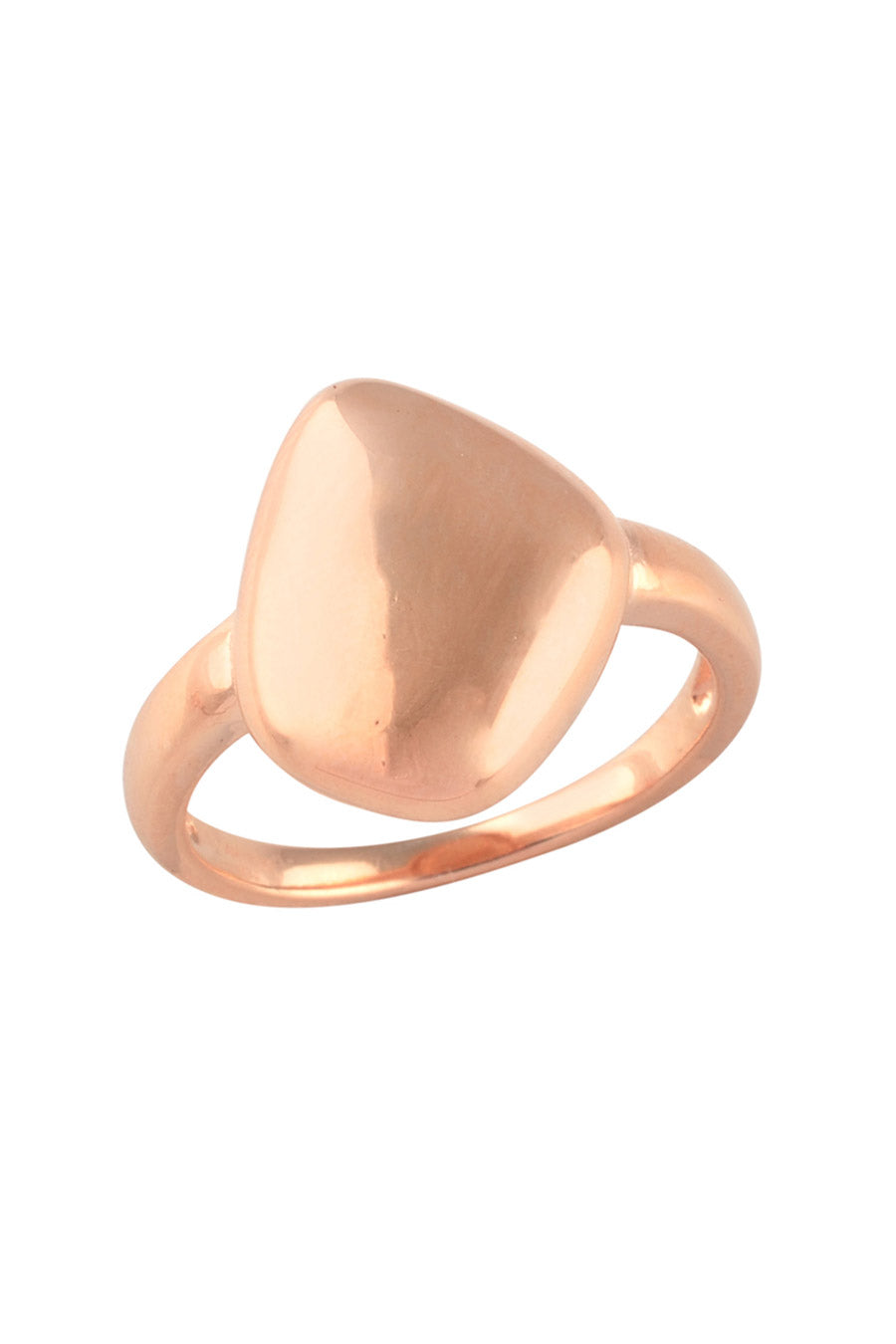 Metal Head Rose Gold Ring