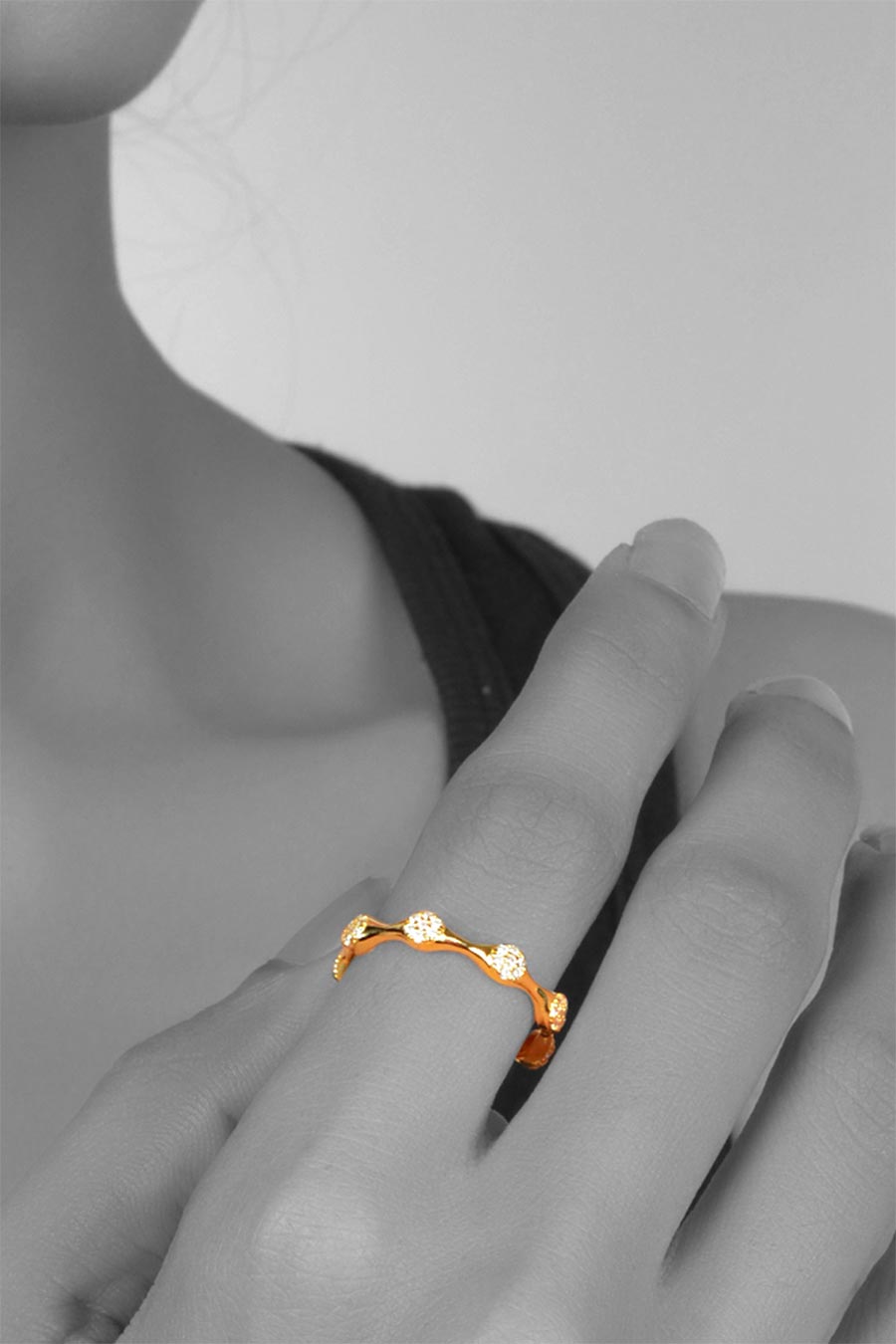Enchanted Infinity Golden Ring