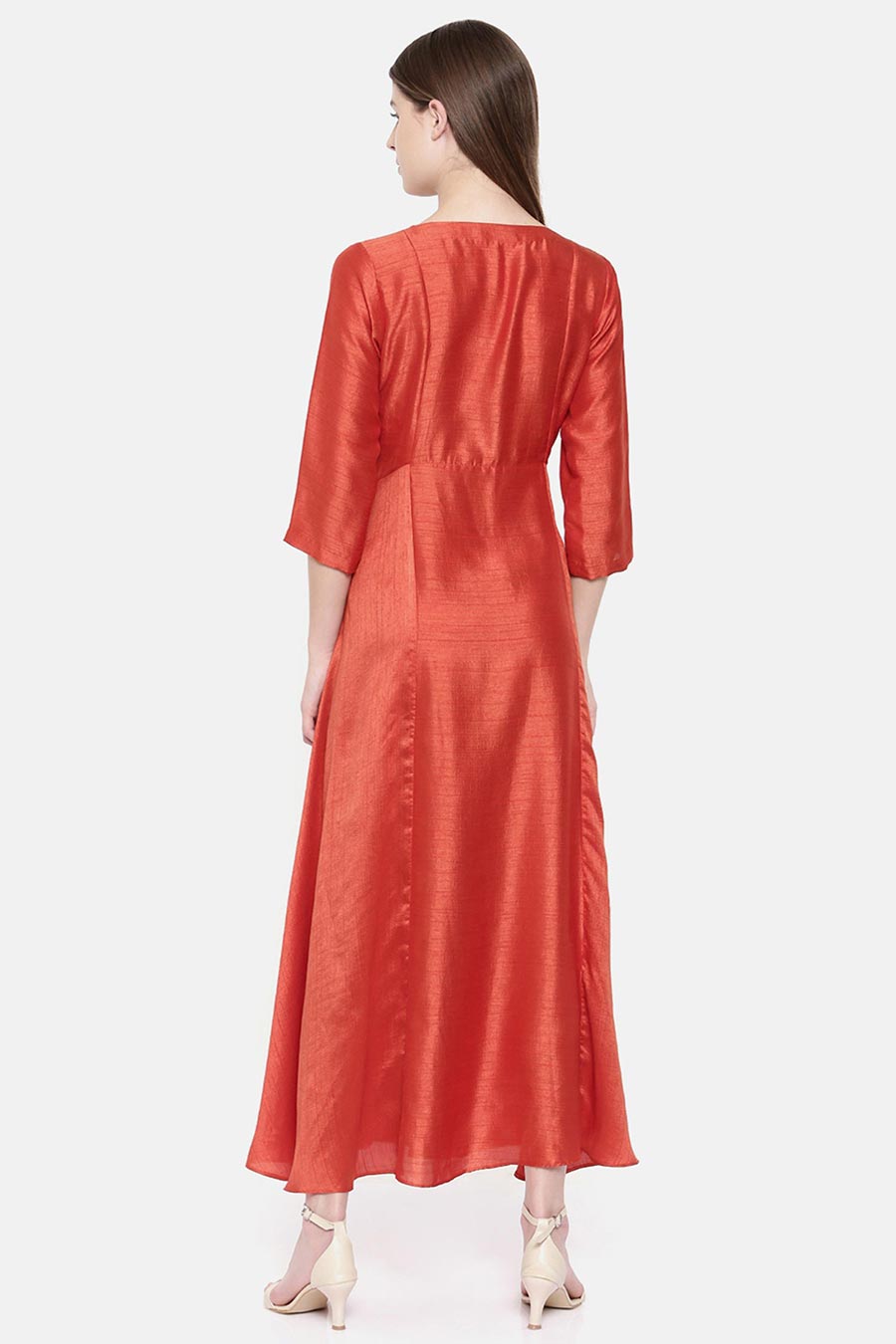 Rust Orange Dress