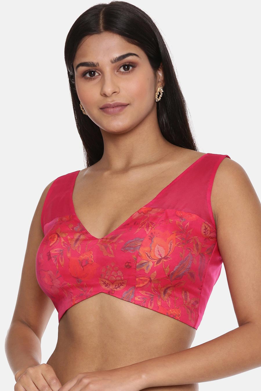 Pink Printed Blouse