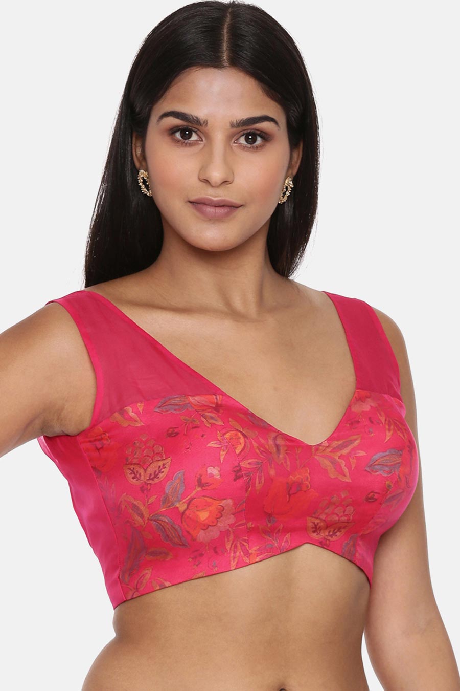 Pink Printed Blouse