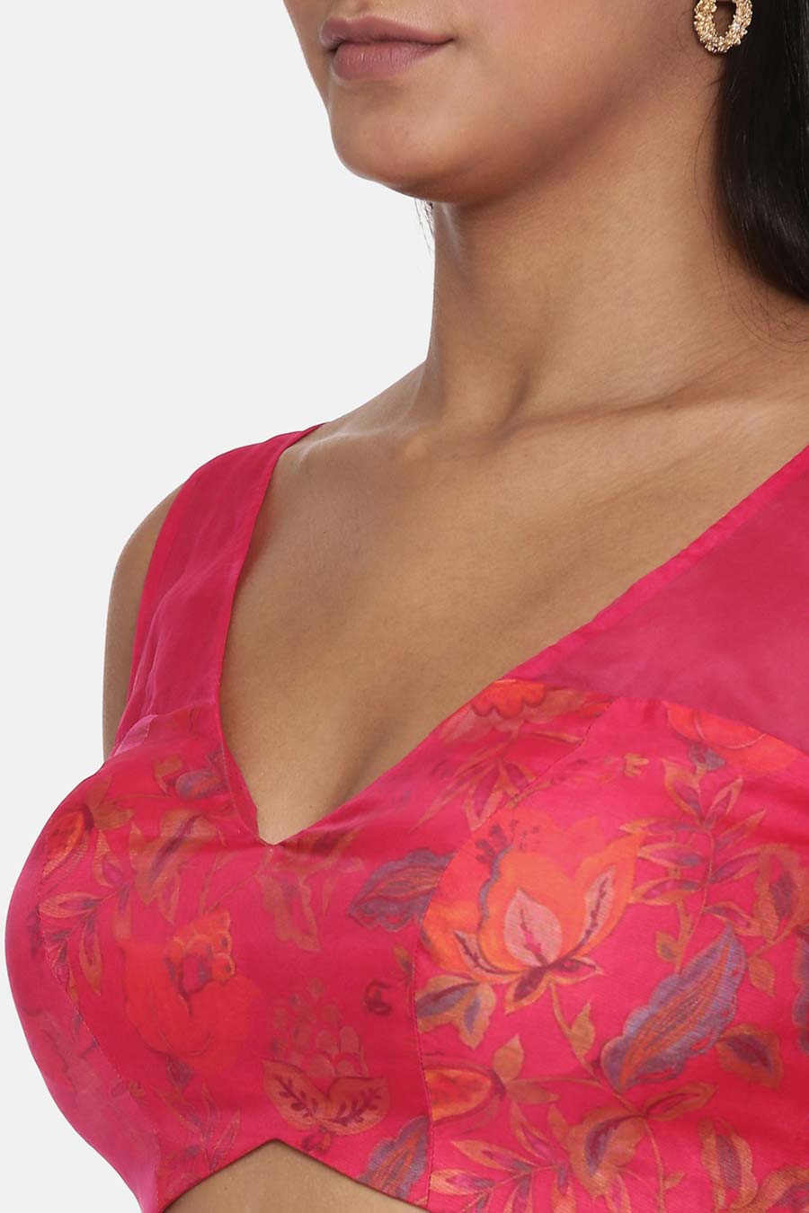 Pink Printed Blouse
