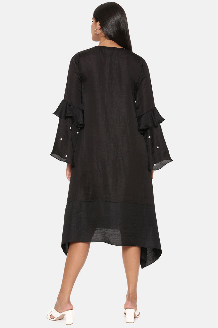 Black Embroidered Dress