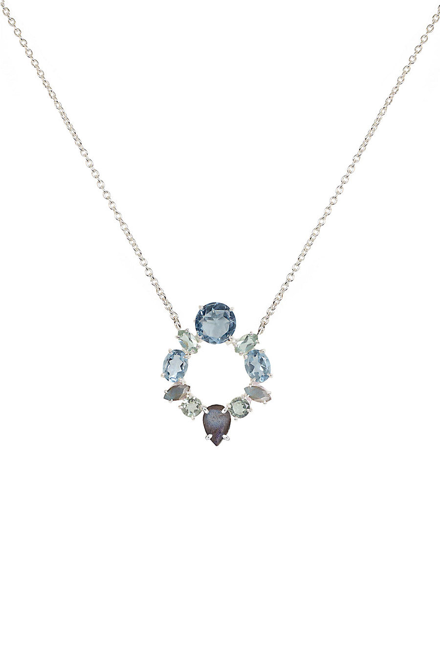 Bluette Circular Pendant Necklace