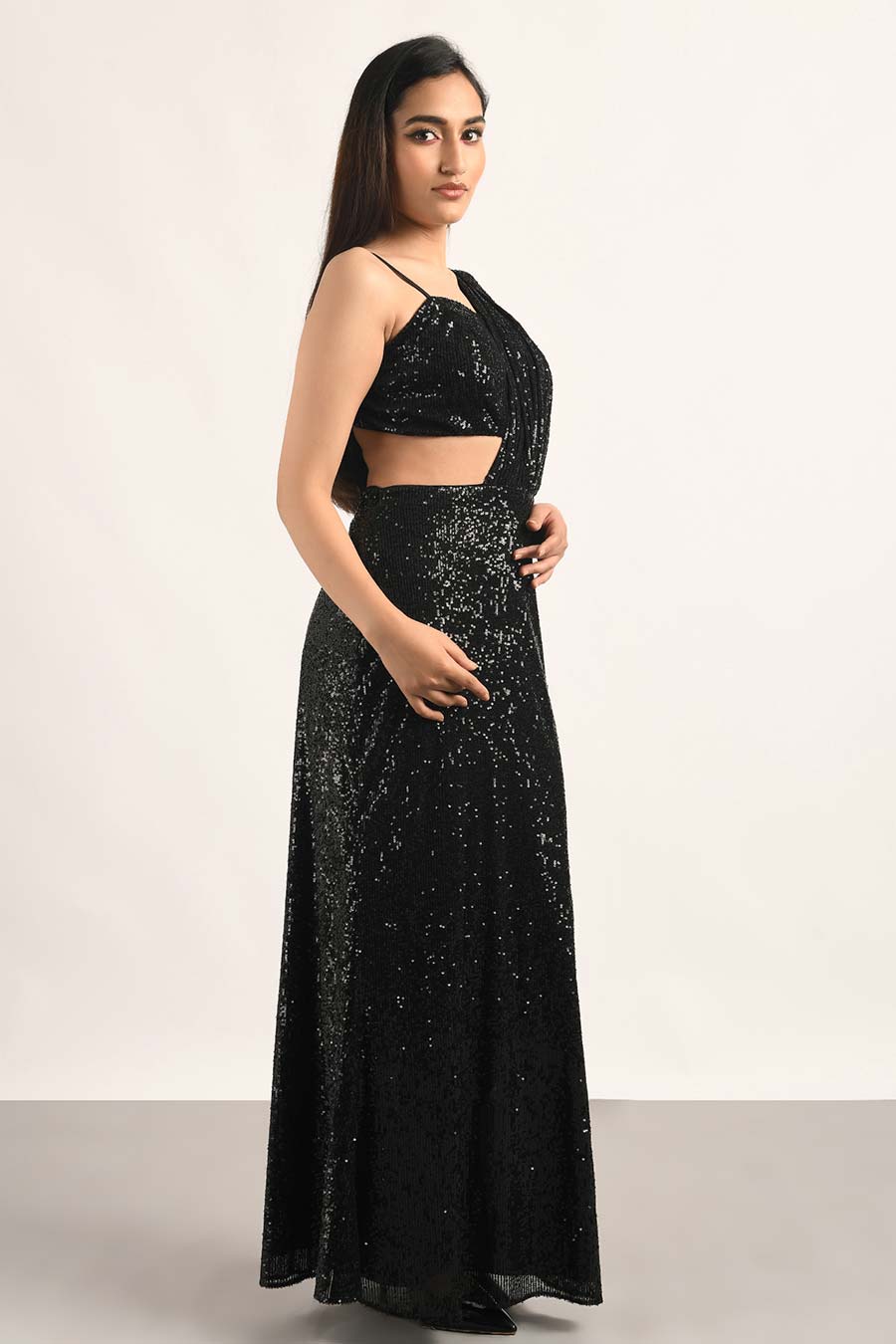 Black Sequinned Co-Ord Set