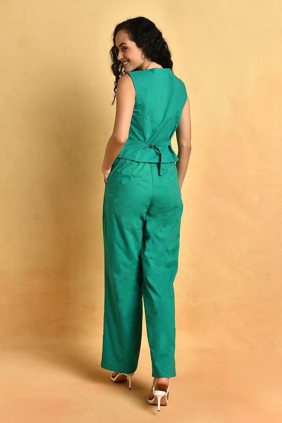Solid Green Co-Ord Set