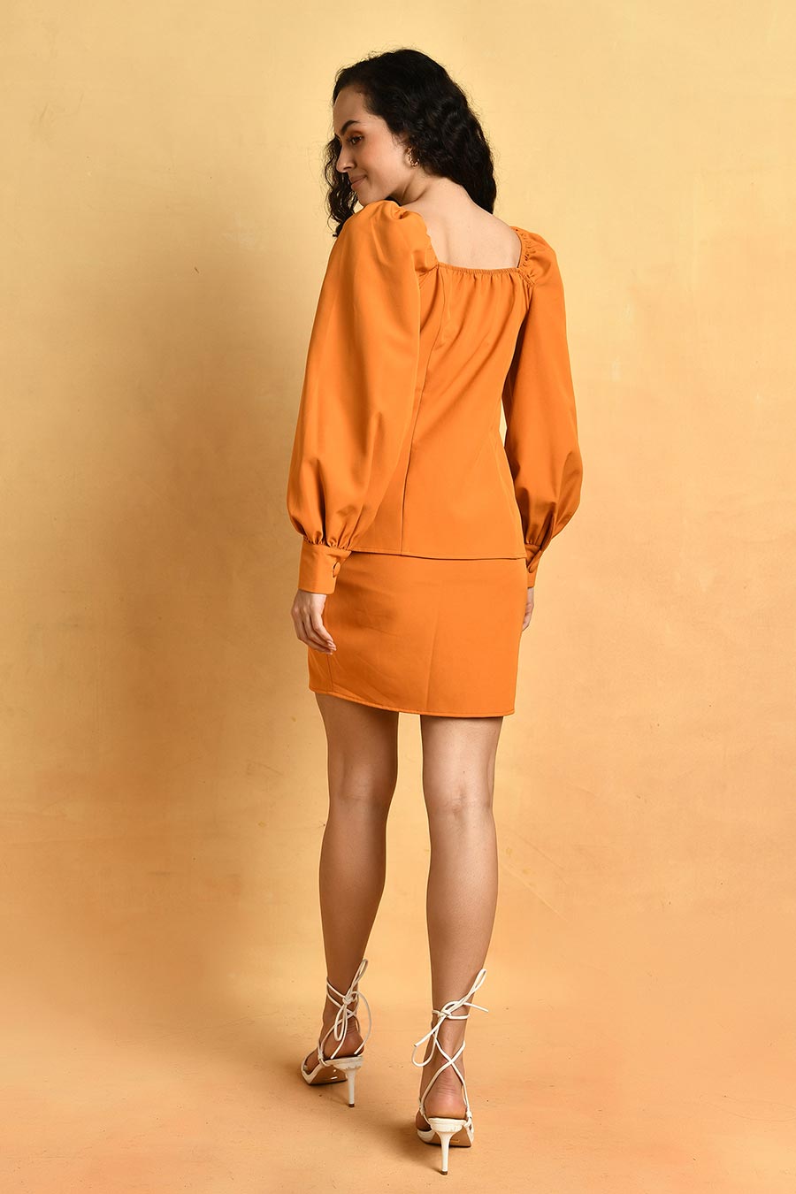 Solid Orange Co-Ord Set