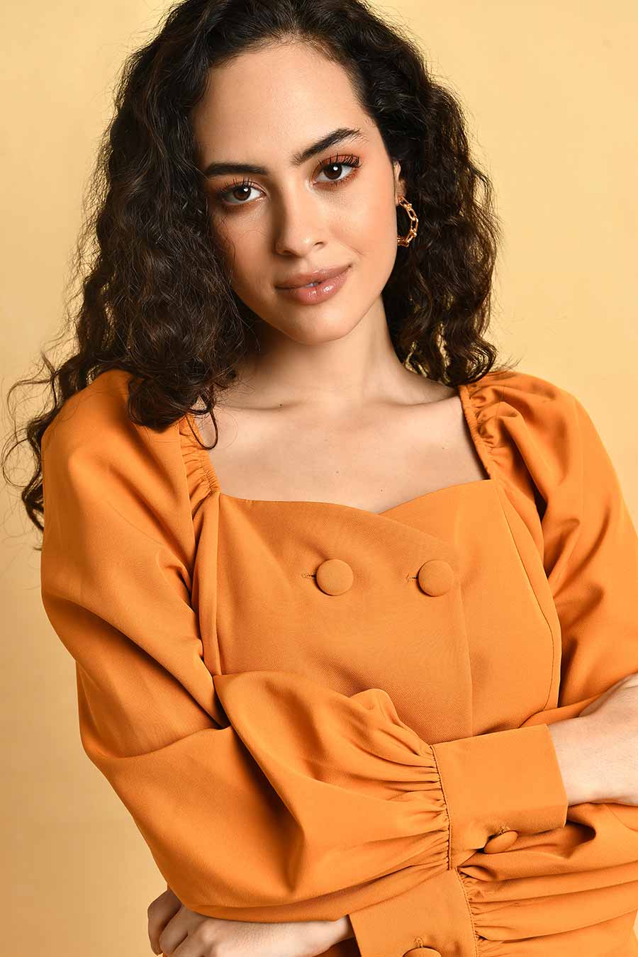 Solid Orange Co-Ord Set