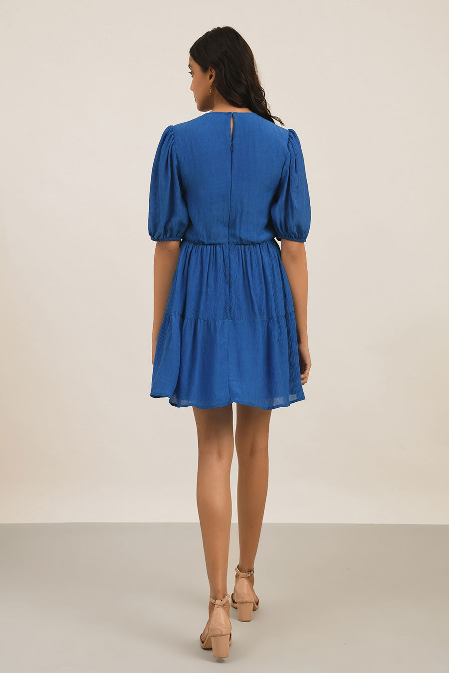 Blue Tier Dress