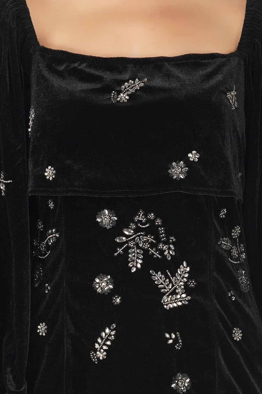 Black Embellished Dress