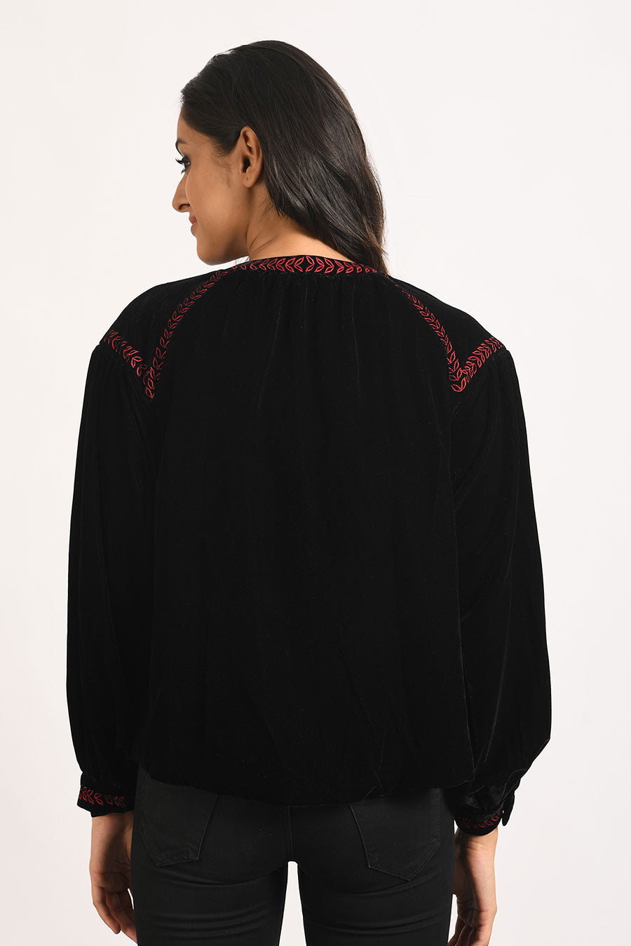 Black Embroidered Jacket