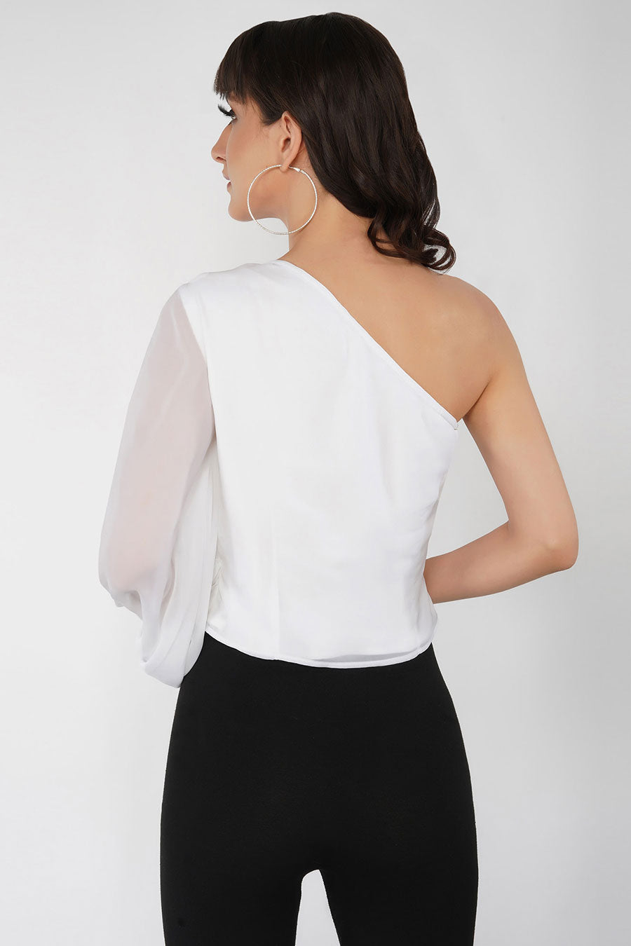 White Off Shoulder Top