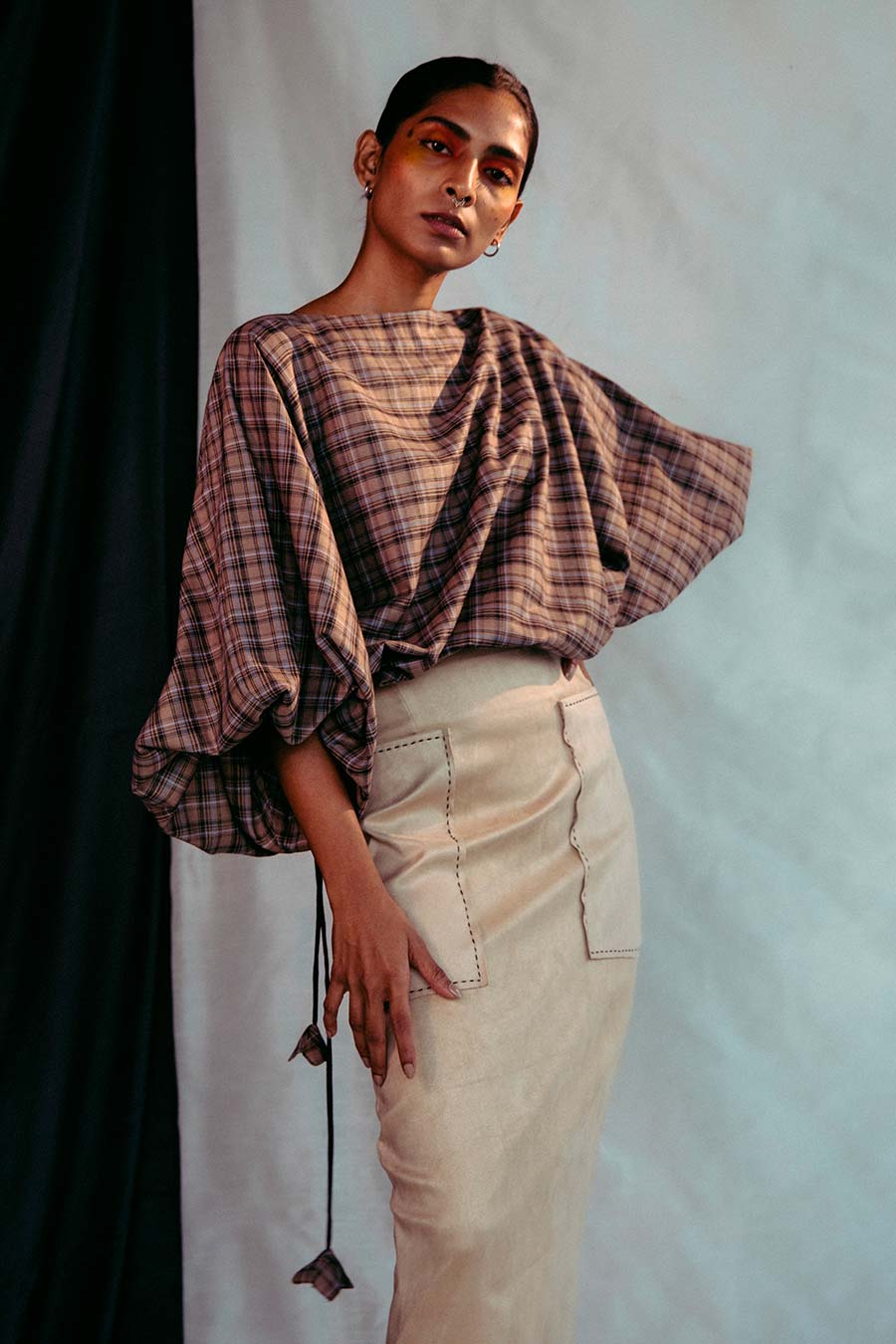 Beige Balloon Top