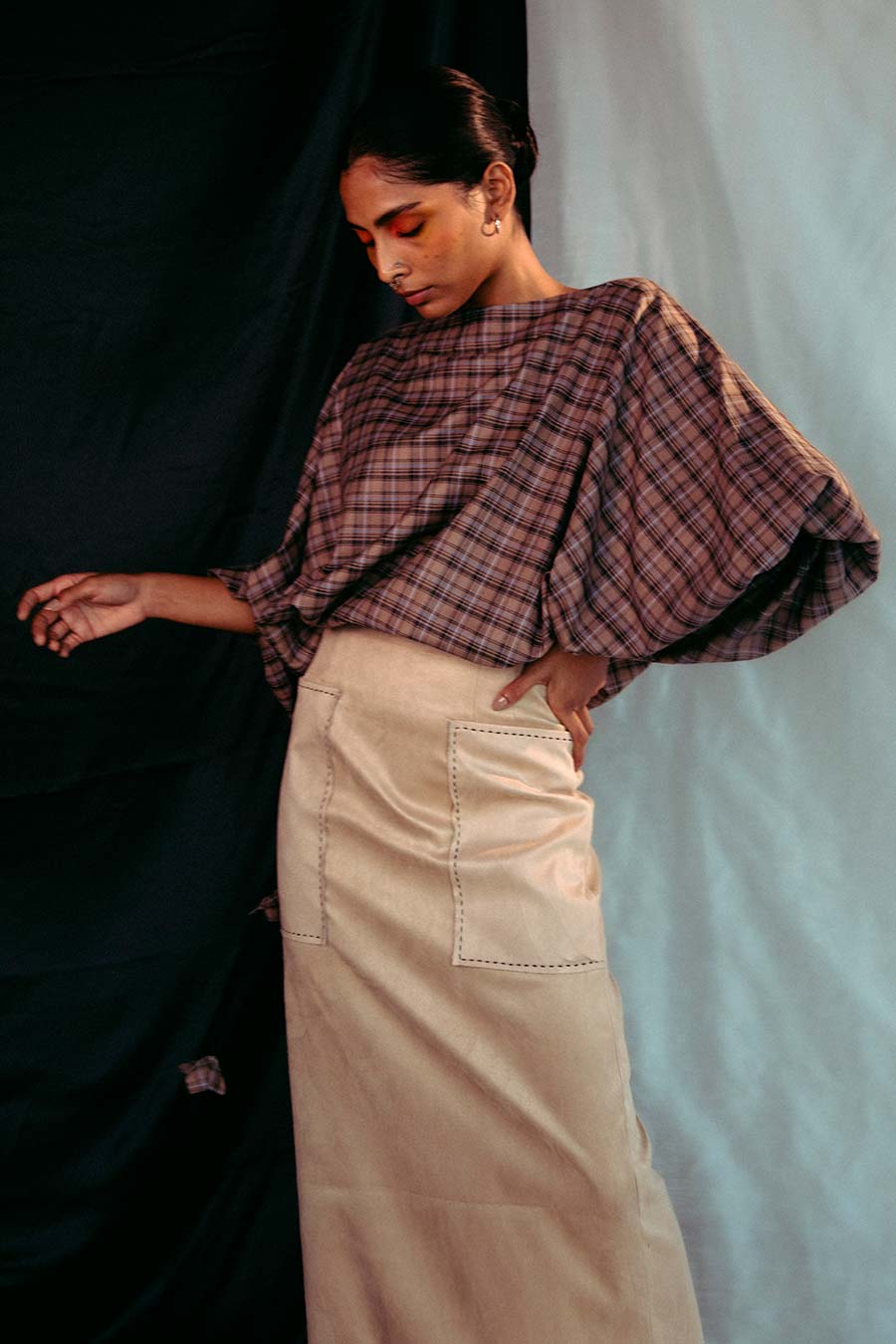 Beige Balloon Top