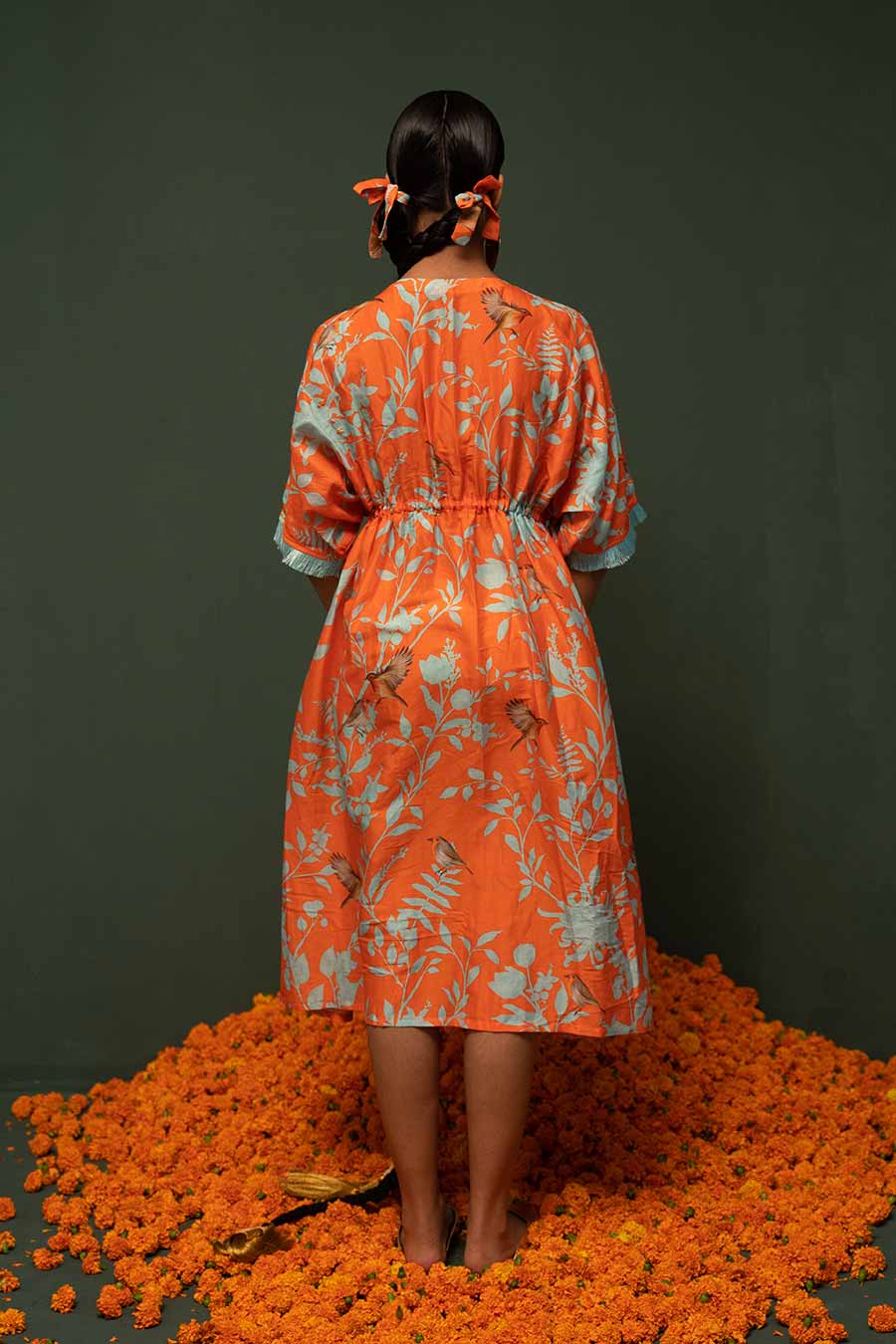 Masakali Orange Kaftan Dress