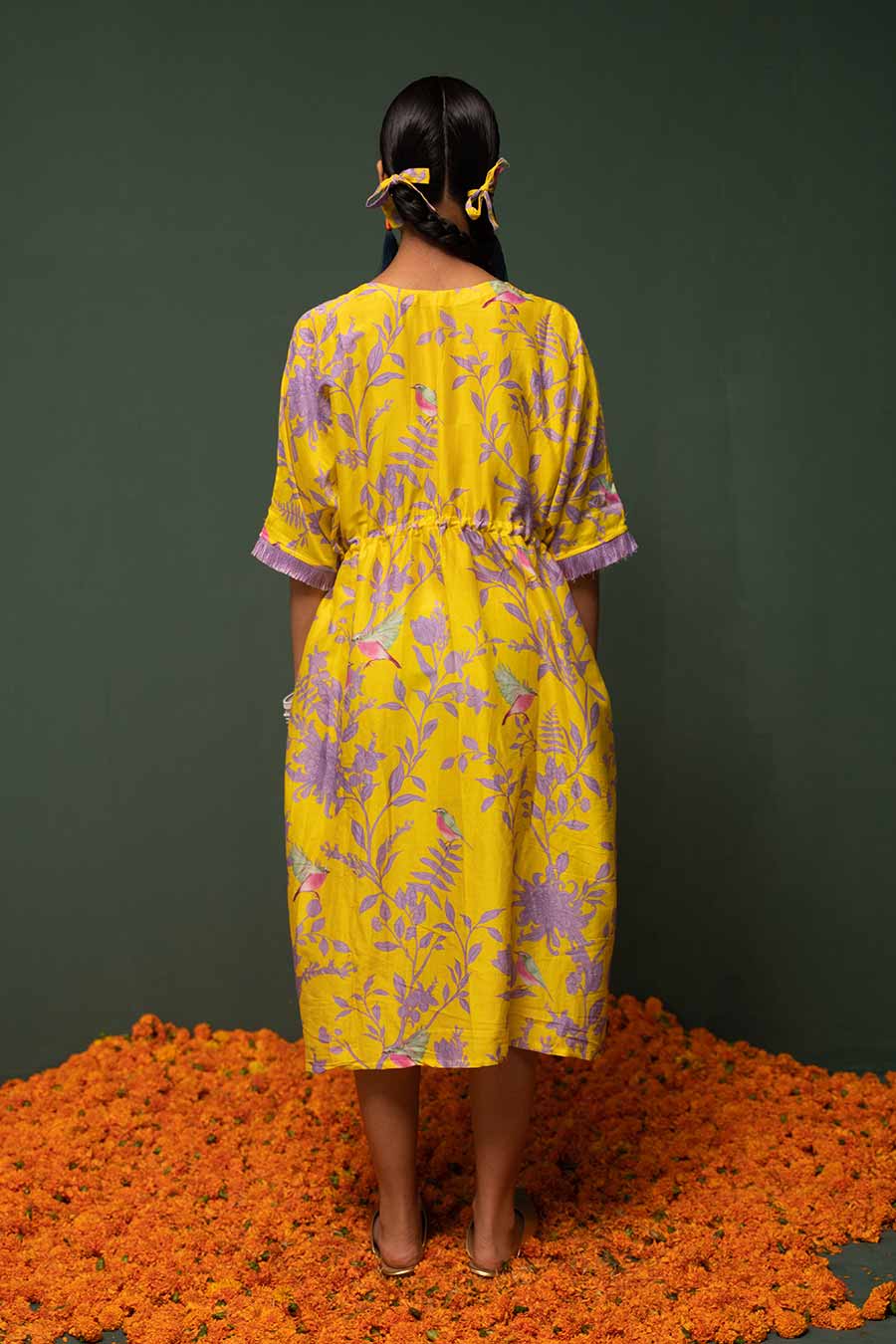 Masakali Yellow Kaftan Dress