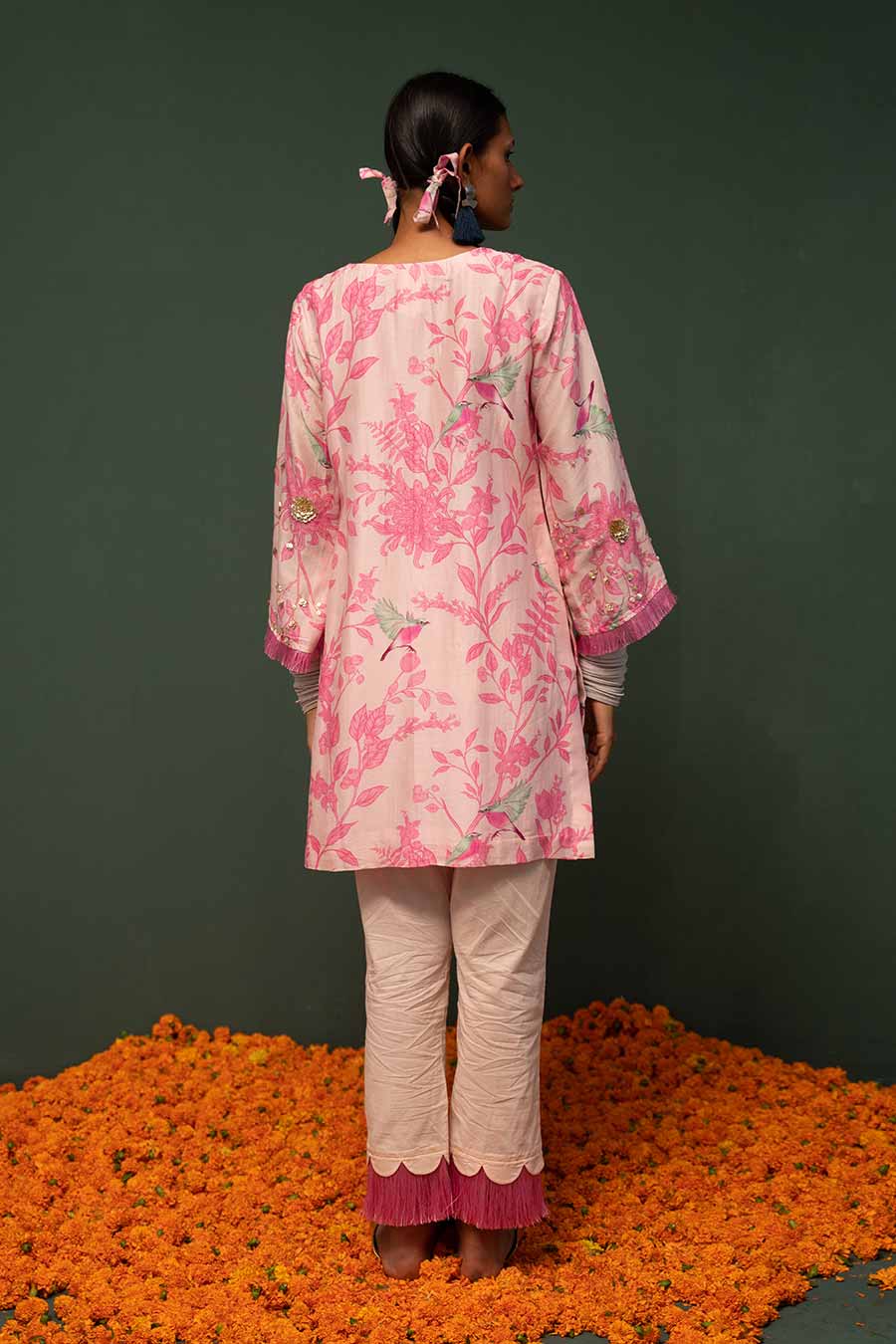 Masakali Pink Short Kurta Set
