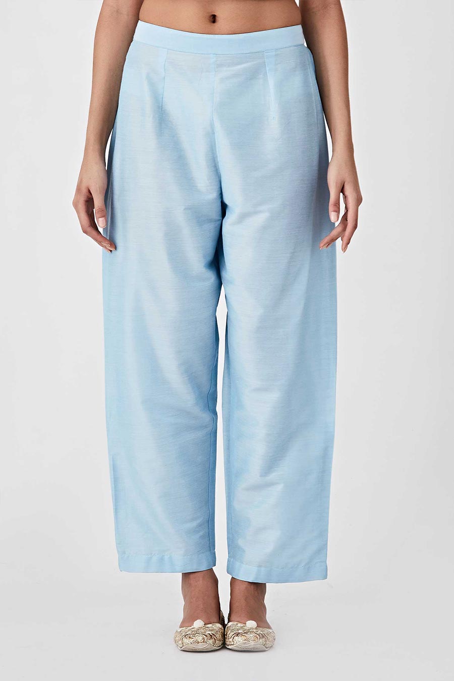 Blue Handblock Print Kurta & Pant Set
