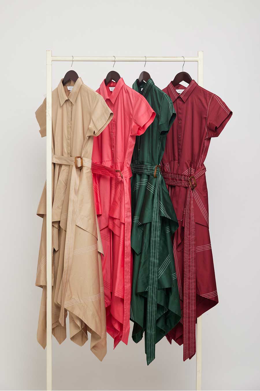 Gold Double Trouble Handkerchief Dress