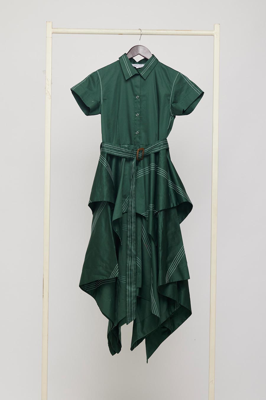 Gold Double Trouble Handkerchief Dress