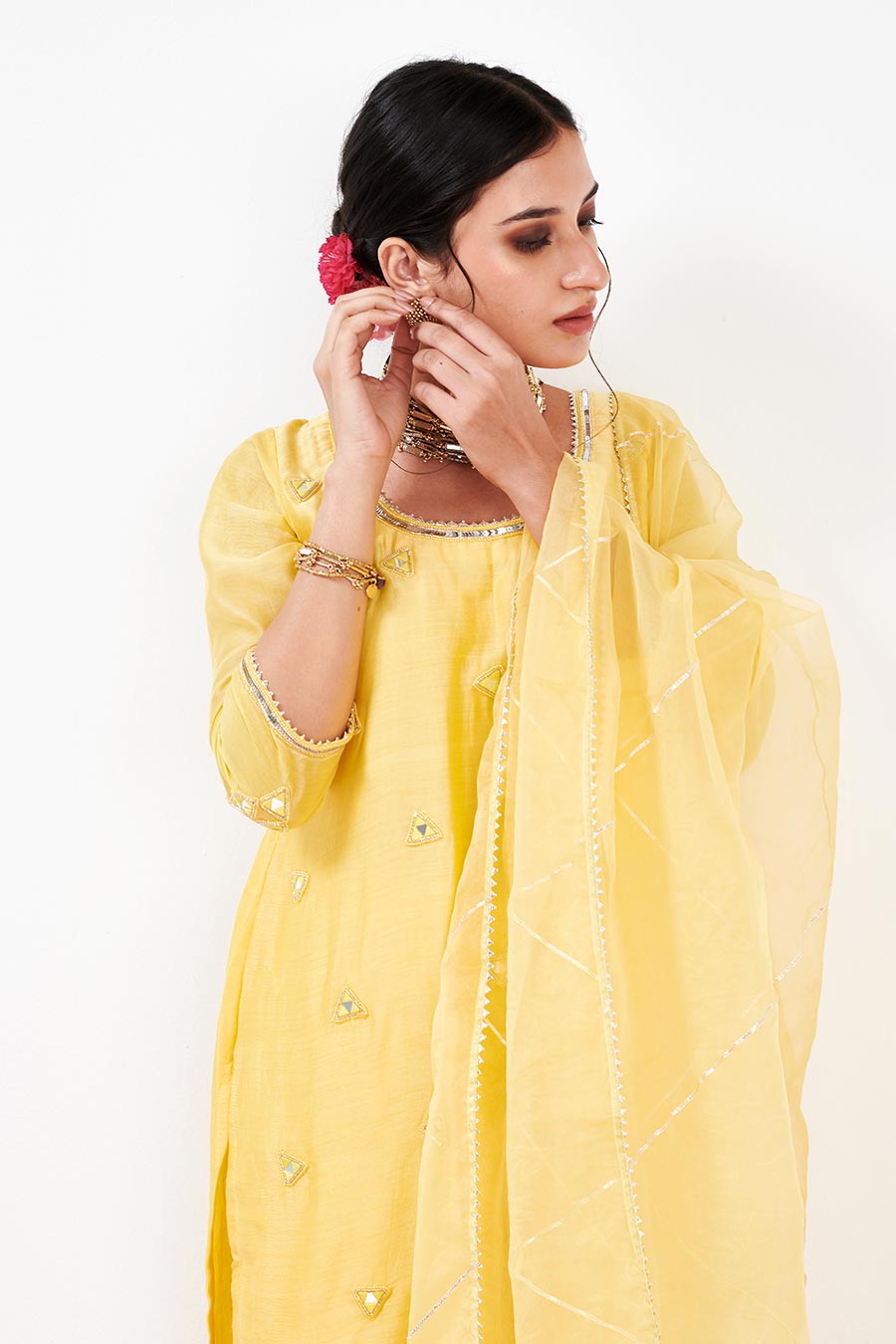 Kalki Yellow Sharara Set