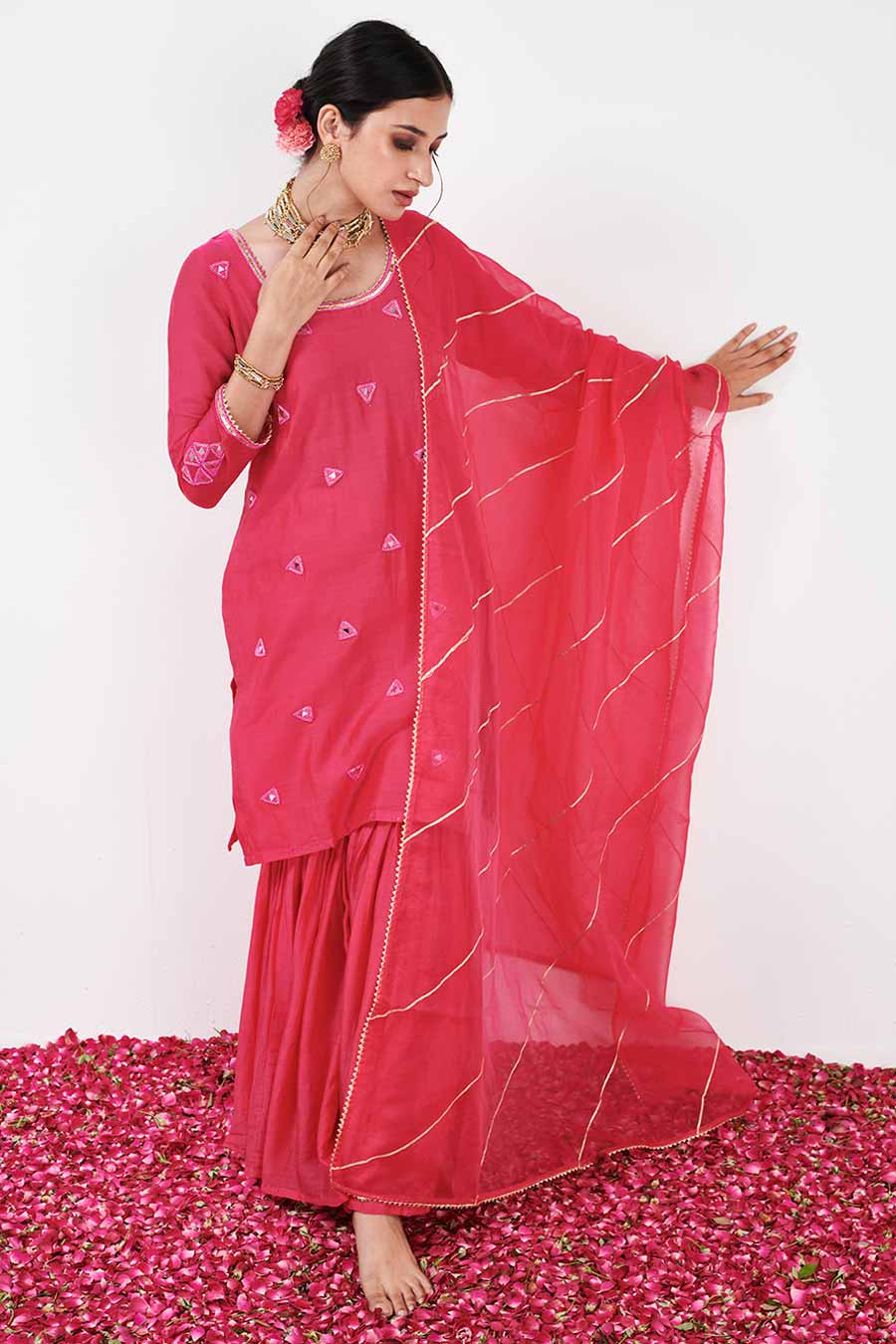 Kalki Pink Sharara Set