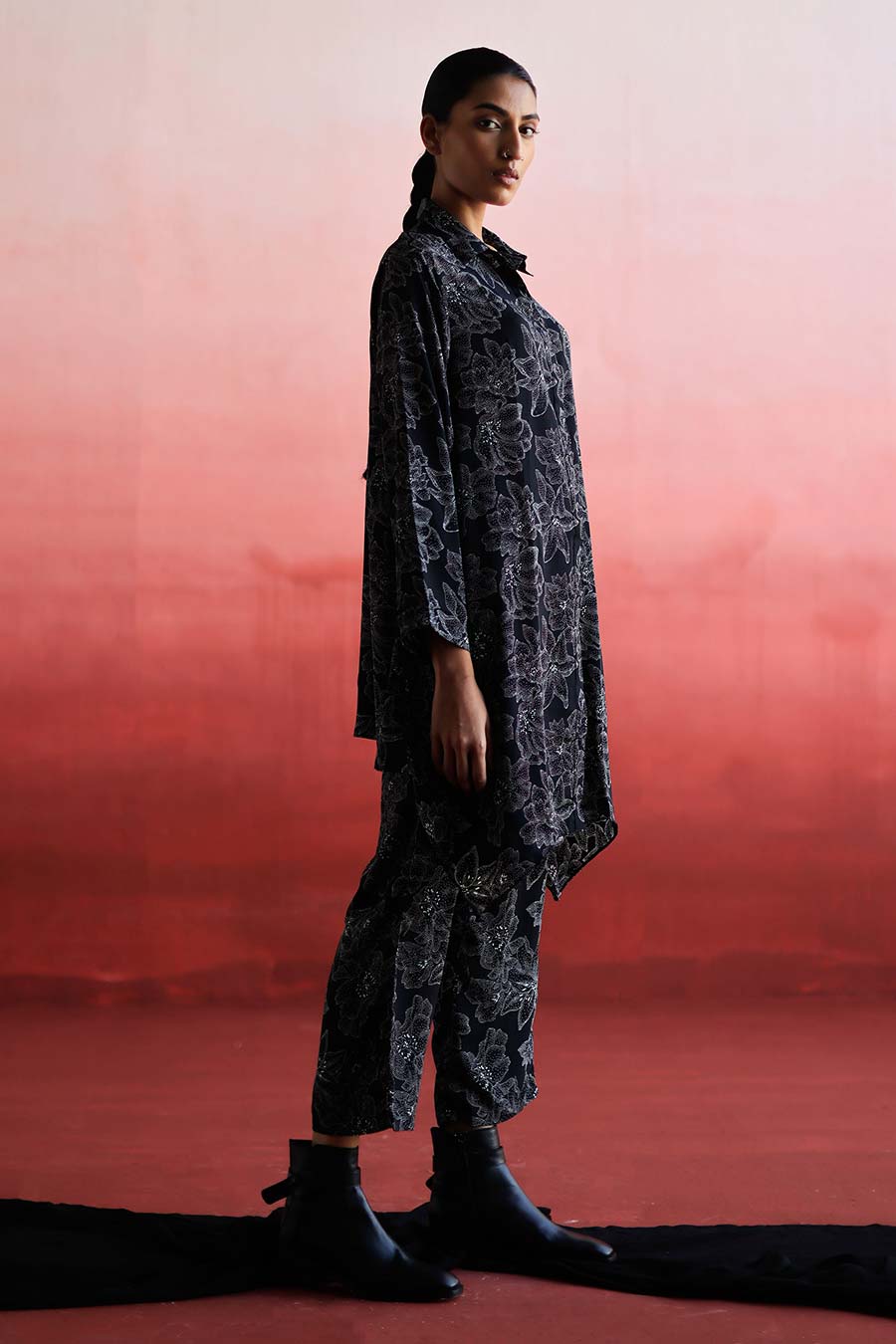 GEN - Low Back Shirt & Pant Co-Ord Set