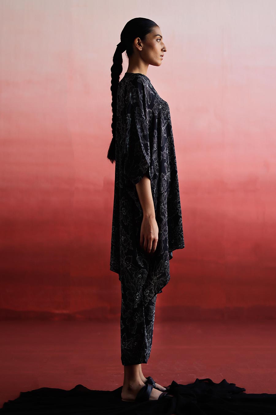 GEN - Short Kaftan & Pant Co-Ord Set