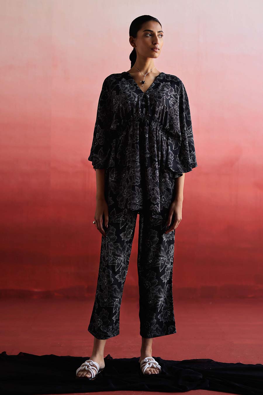 GEN - Smocking Top & Pant Co-Ord Set