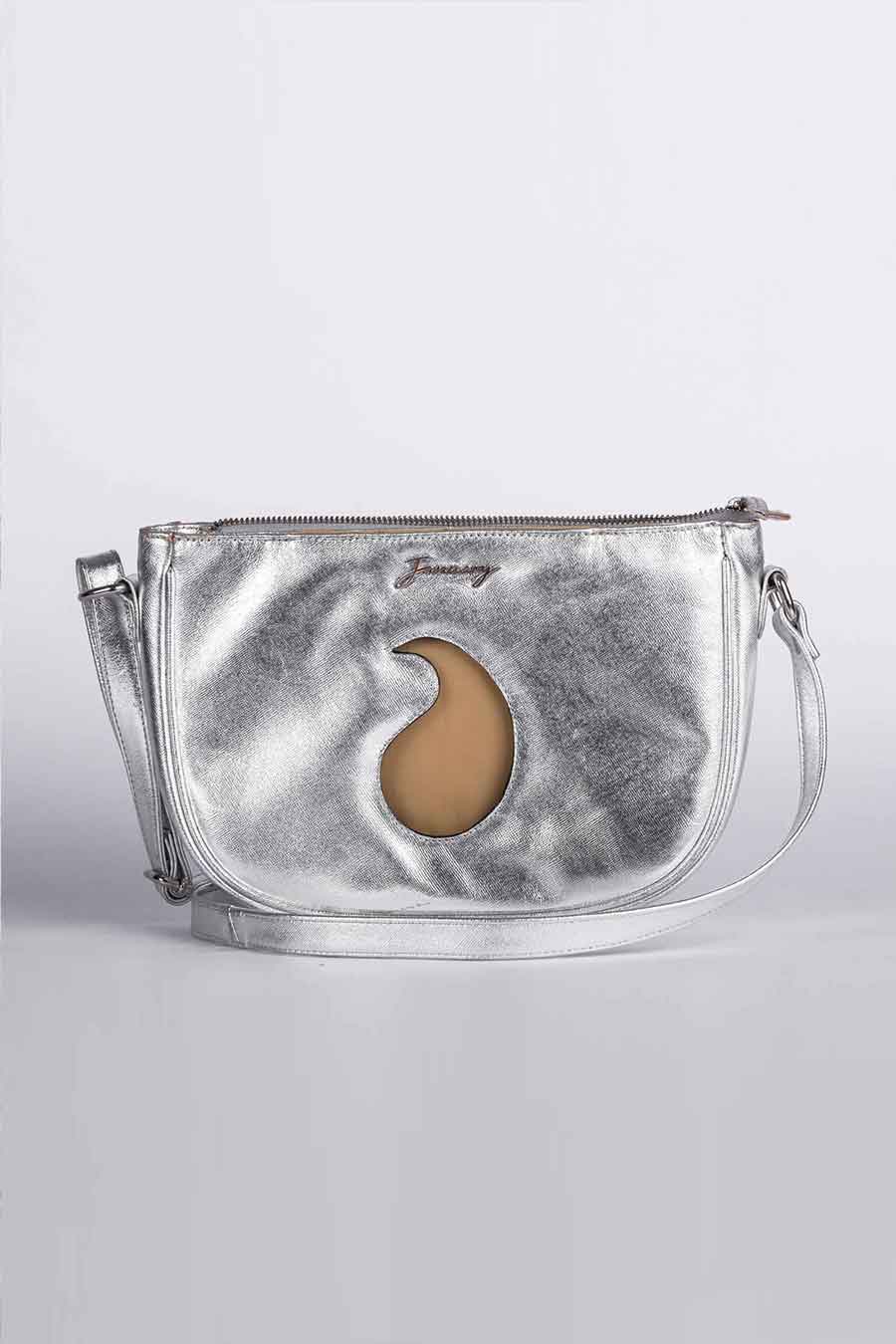 Silver Paisley Bag