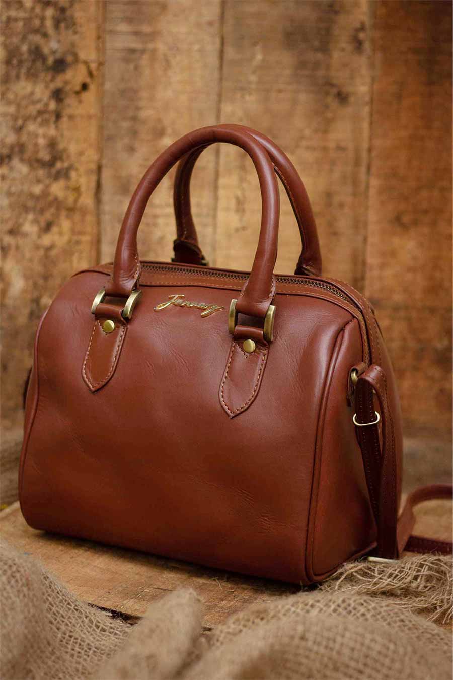 Brown Vintage Satchel Bag